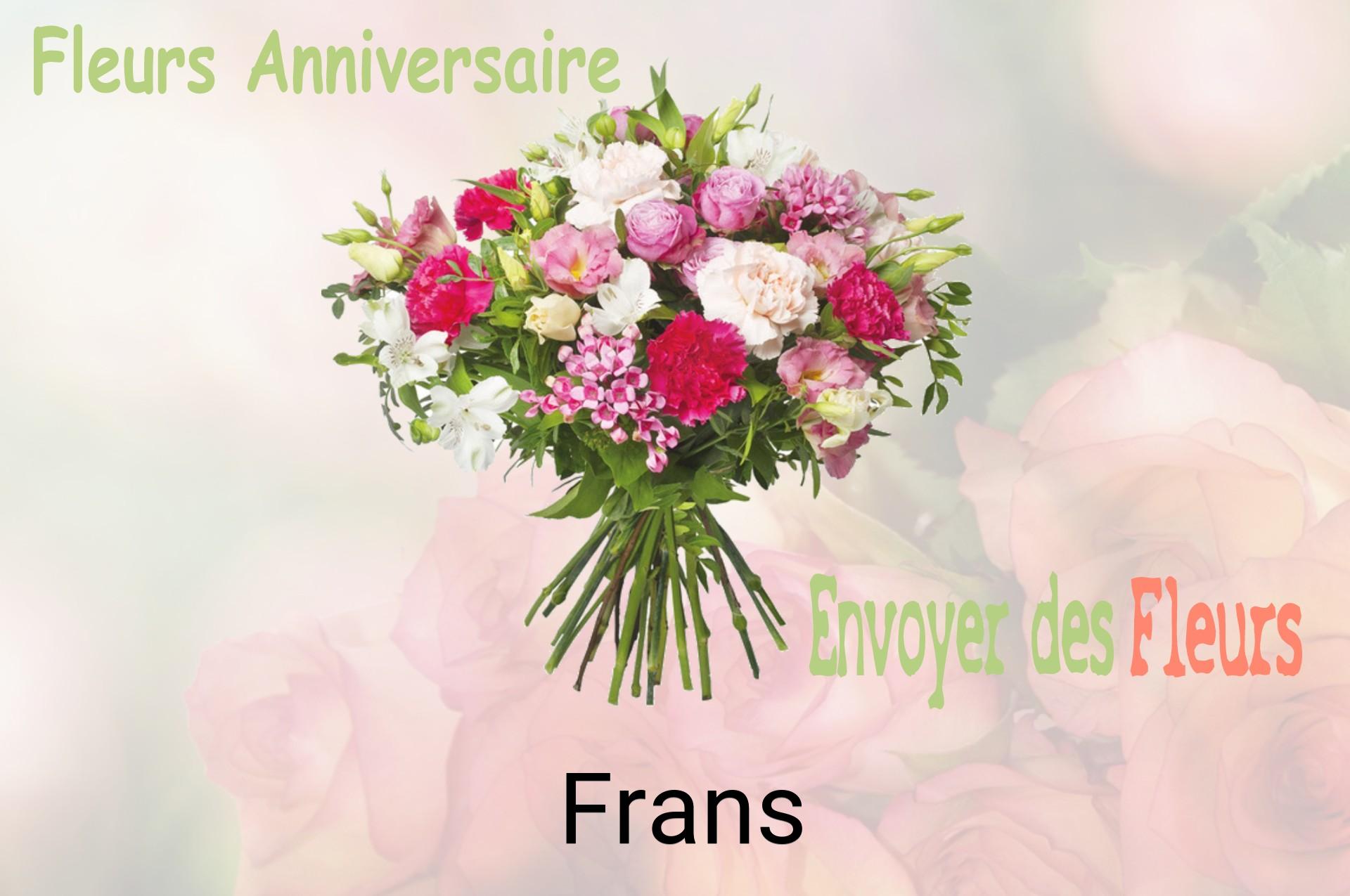 Bouquet de fleurs d’anniversaire livré à Frans